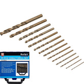 BlueSpot Cobalt Drill Bit Set Jobber Bits 1.5mm - 10mm 99pc Metal Wood